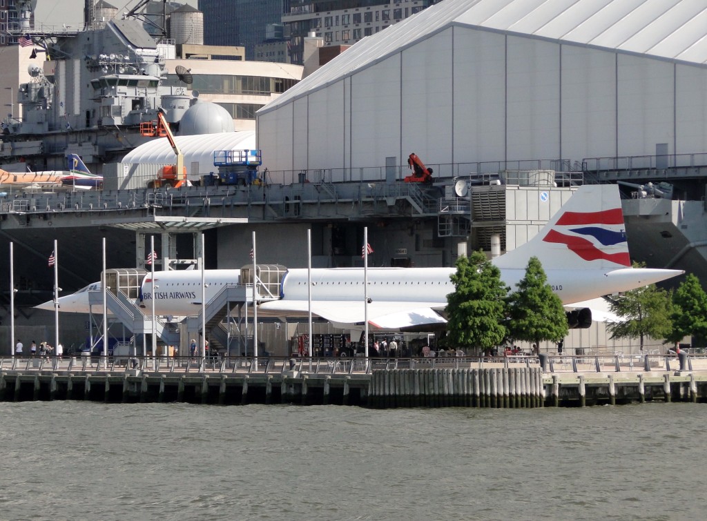 Concorde supersonic passenger place