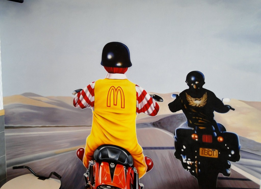 Ronald McDonald succumbs to the darkside