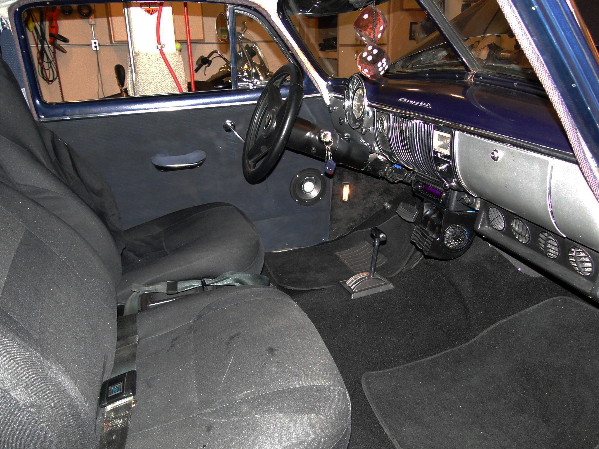 1950 Chevy Fleetline interior