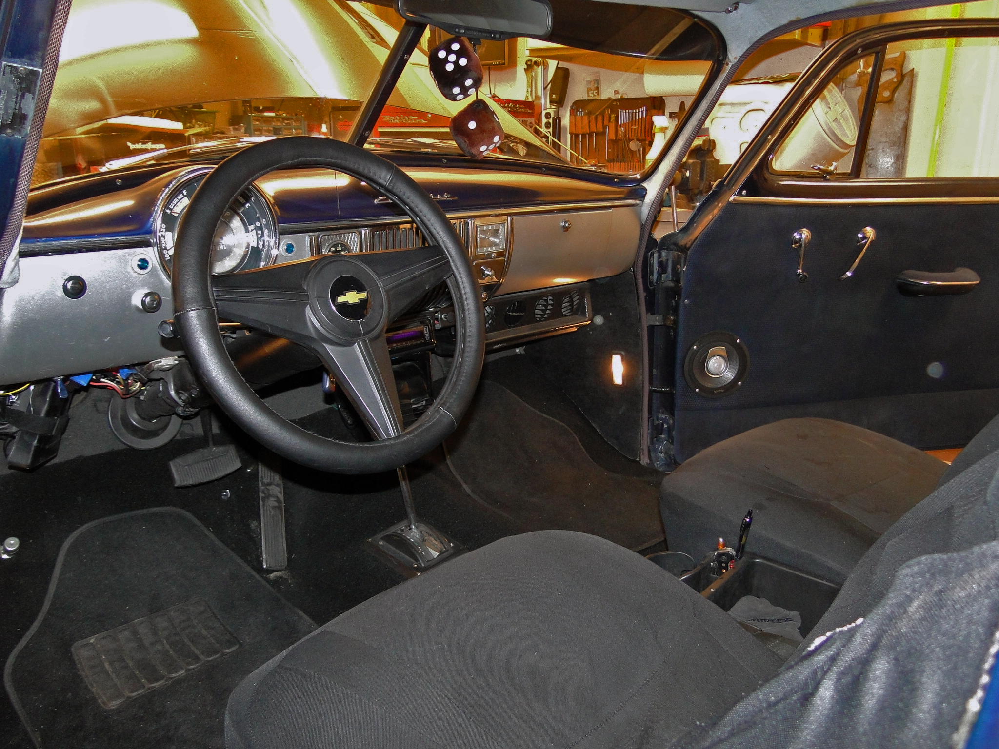 1950 Chevy Fleetline interior